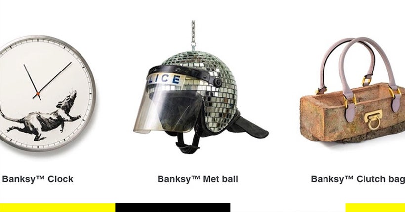 Banksy a ouvert un shop en ligne pour vendre ses œuvres