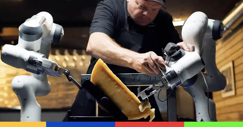 Voici le “robotclette”, le robot qui reproduit à la perfection l’art subtil de la raclette