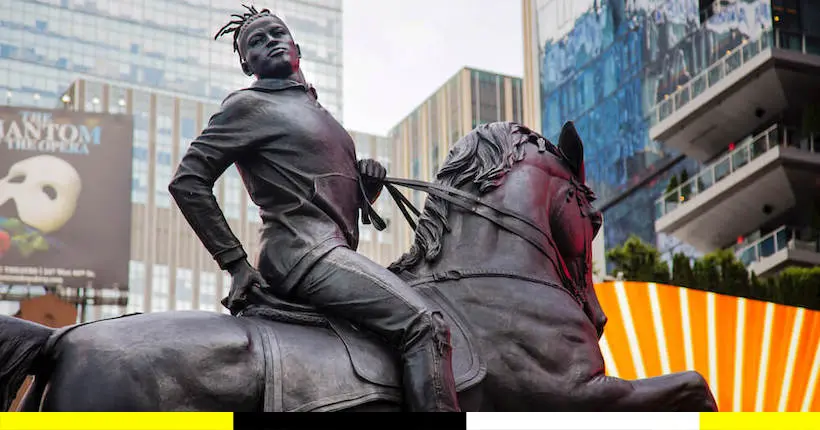 Aux États-Unis, la nouvelle statue de Kehinde Wiley répond aux relents racistes du pays