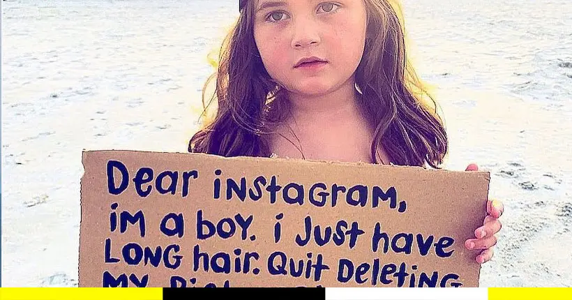 Tétons : Instagram censure les photos de garçons aux cheveux longs, et ils en ont marre