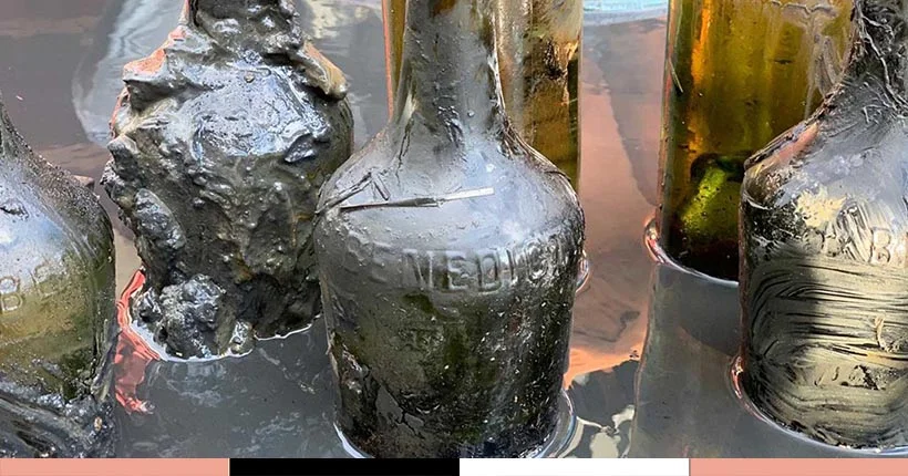 Une liqueur centenaire retrouvée dans un navire échoué en mer Baltique