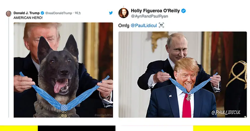 Le grand n’importe quoi des réseaux sociaux spécial photomontage (raté) de Trump