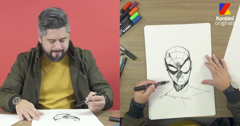 Vidéo : le Papier-Crayon spécial Spider-Man de Jorge Molina, dessinateur Marvel