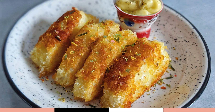Tuto spécial kids : poisson pané, mayo poivre noir et yuzu
