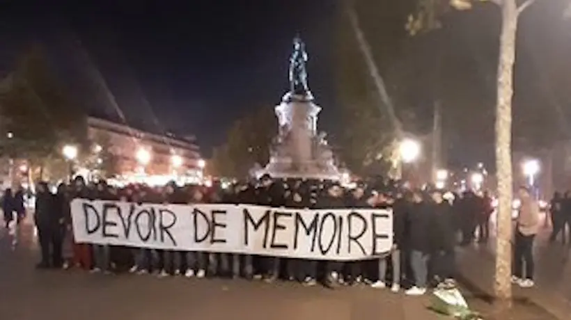 Un collectif d’ultras du PSG a rendu hommage aux victimes des attentats du 13-Novembre