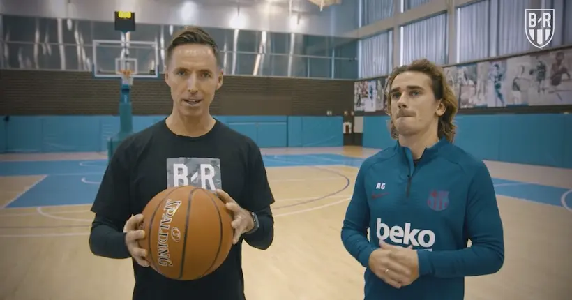 Vidéo : Griezmann affronte une ancienne gloire de la NBA à un jeu d’adresse