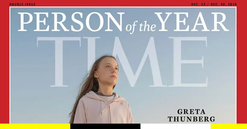 Greta Thunberg en couverture du Time et élue personnalité de l’année