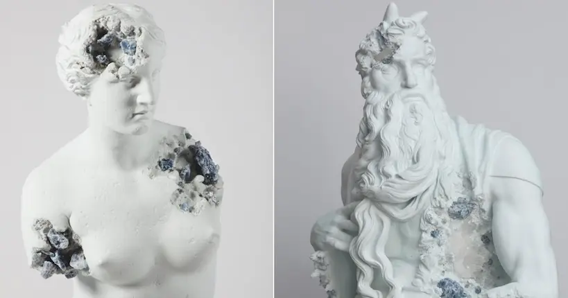 Les sculptures classiques érodées de Daniel Arsham questionnent le temps qui passe