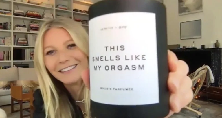 Gwyneth Paltrow remet ça avec une bougie à l’odeur… de ses orgasmes