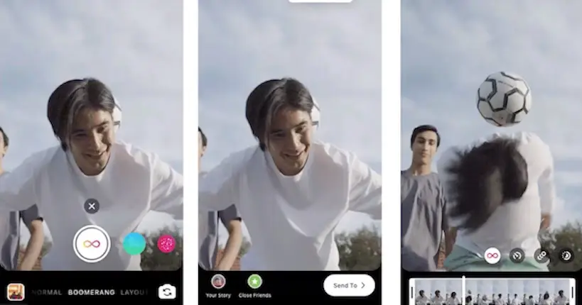 Pour redynamiser Boomerang, Instagram lance de nouvelles options