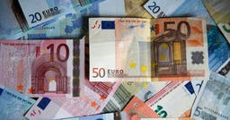 <p>UNITED KINGDOM &#8211; 2019/12/17: In this photo illustration Euro currency bank notes seen displayed. (Photo Illustration by Dinendra Haria/SOPA Images/LightRocket via Getty Images)</p>
