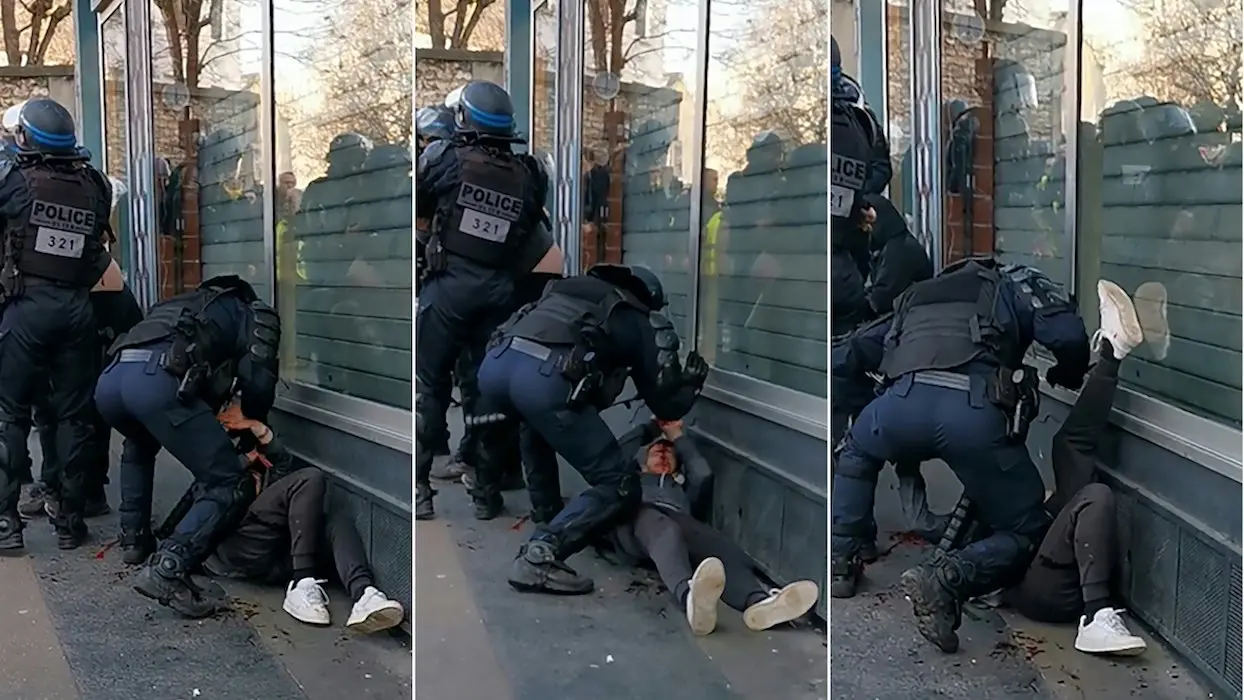 Manifestant frappé au sol : il sera jugé en février pour violences sur des policiers