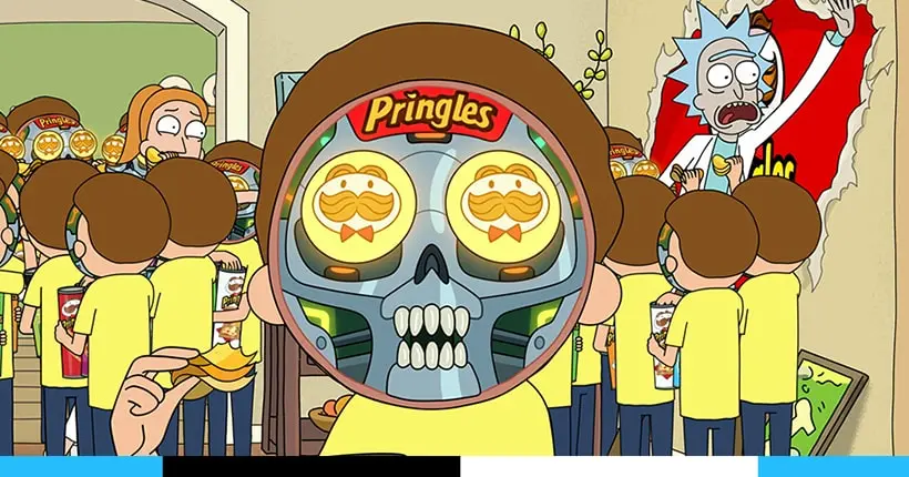 Vidéo : Rick et Morty prisonniers d’une publicité Pringles très meta pour le Super Bowl