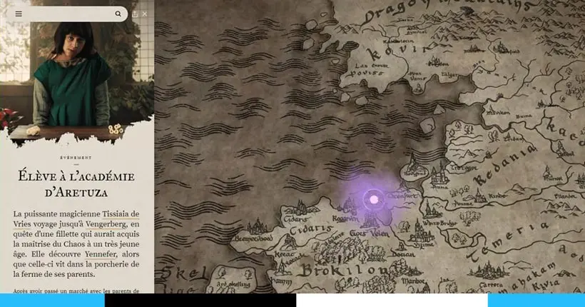 Une carte interactive de The Witcher pour tout comprendre de l’univers du Sorceleur