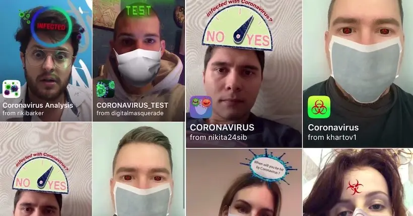 Sur Instagram, les “filtres coronavirus” pullulent et provoquent la colère des internautes