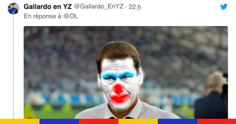 Sur Twitter, les fans de l’OL trollent en masse leur club avec une photo de clown