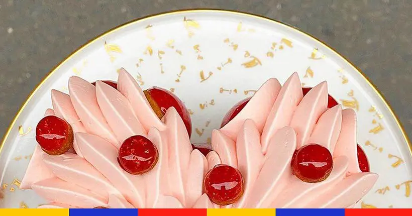 Voici le (très, très, très) joli gâteau de Saint-Valentin de Cédric Grolet