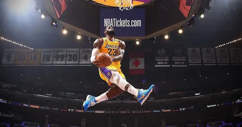 Cette photo iconique de LeBron James est aussi un hommage parfait à Kobe Bryant