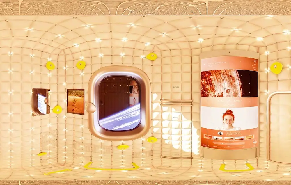 En images : Philippe Starck crée le premier hôtel dans l’espace, approuvé par la Nasa