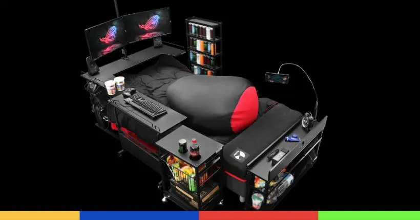 Oubliez la chaise, voici le lit gaming