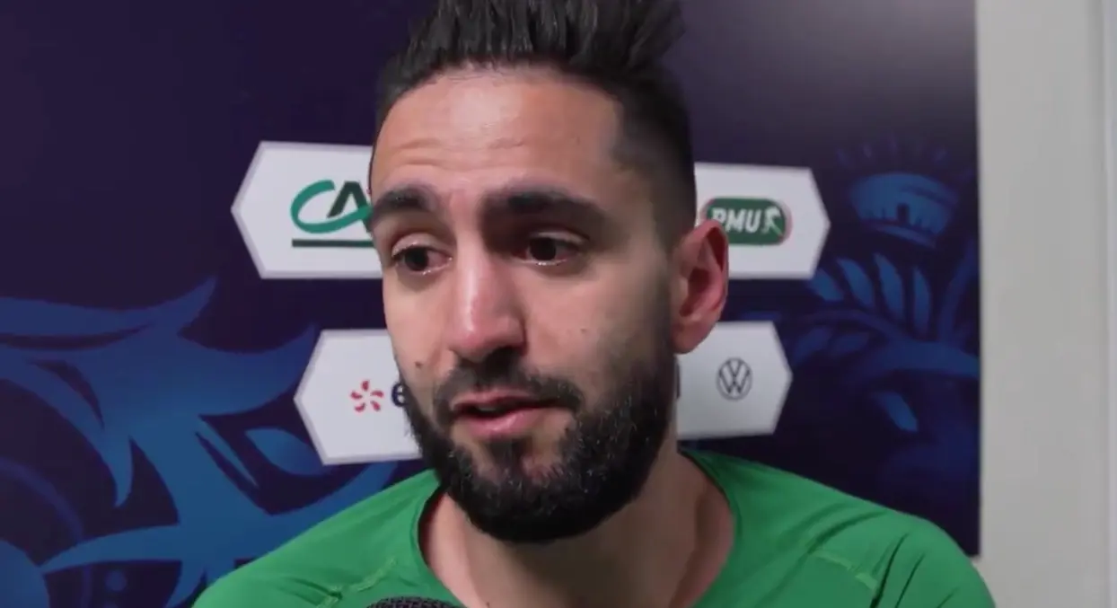 Vidéo : Boudebouz remercie les fans en larmes après avoir offert la qualification à l’ASSE