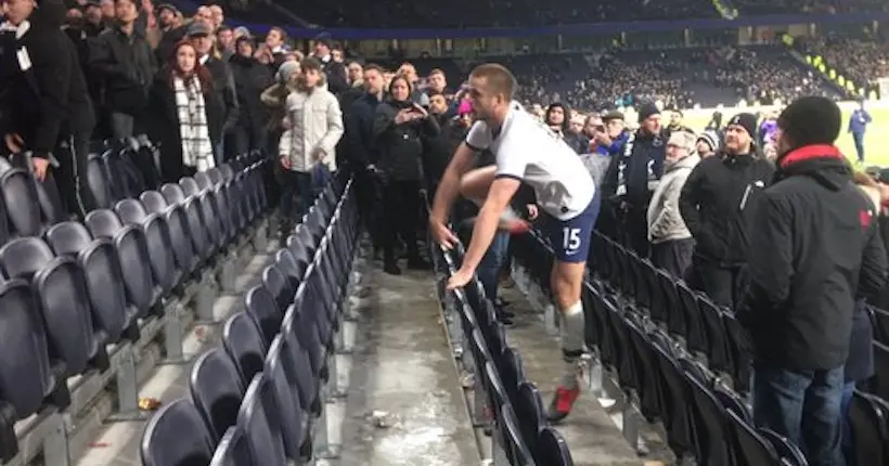 Vidéo : le joueur de Tottenham Eric Dier saute en tribune pour protéger son frère