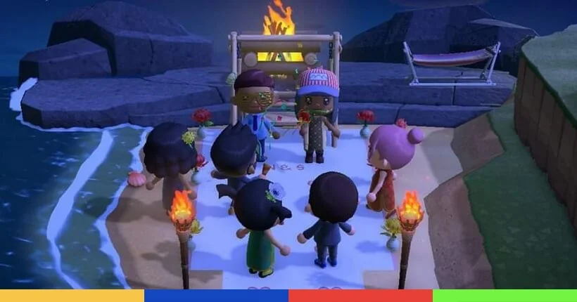 Privé du réel, un couple s’est marié sur Animal Crossing