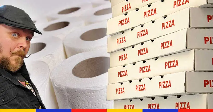 En plus des pizzas, cette pizzeria livre (aussi) du papier toilette à ses clients
