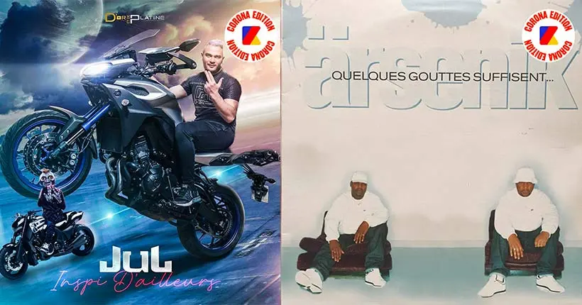 Coronavirus : les rappeurs français prennent leurs distances sur leurs pochettes d’albums