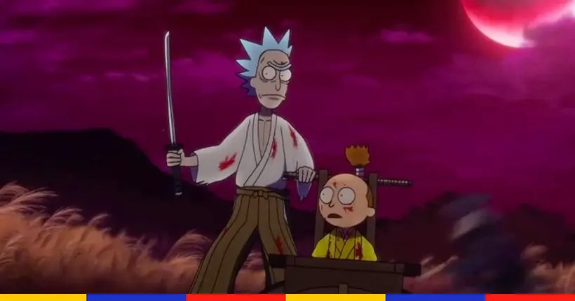 Vidéo : Rick and Morty sur la voie du bushido dans un court anime sanglant
