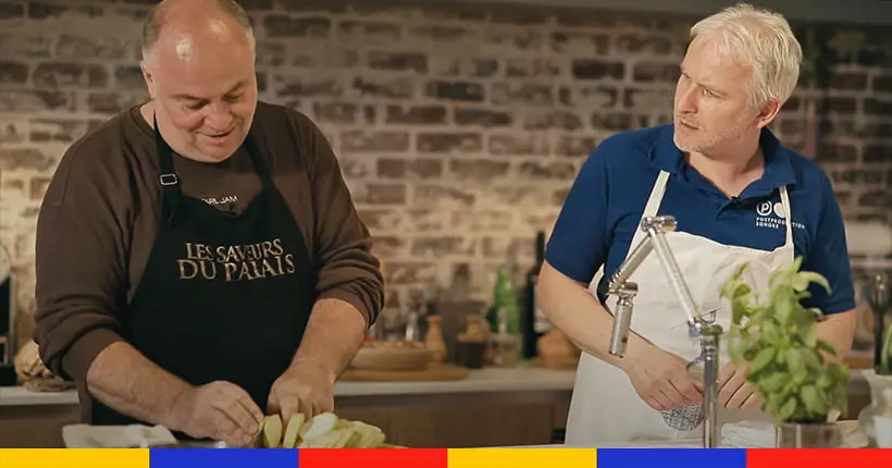 Vidéo : Perceval et Kadoc se mettent en cuisine dans “Des quiches et des hommes”