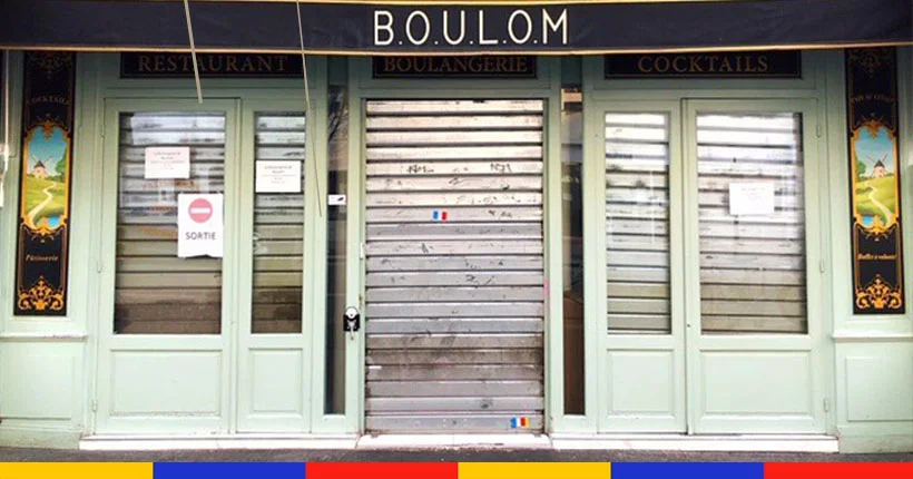 En images : la triste poésie des rideaux baissés des restaurants parisiens