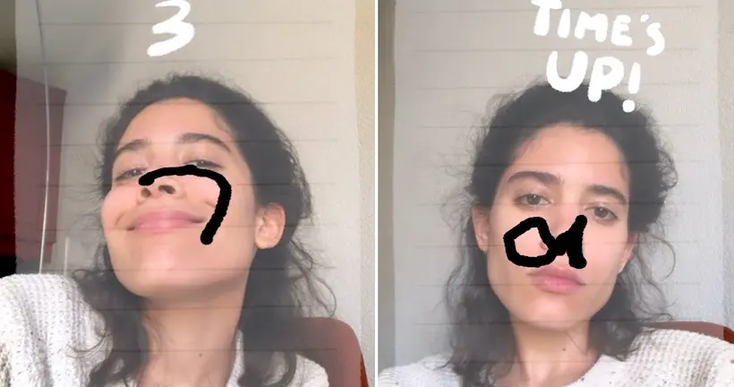 Un filtre Instagram vous permet de dessiner avec votre nez