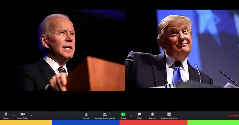 Le principal adversaire de Trump veut l’affronter sur Zoom, Slack, Skype ou Google Meet
