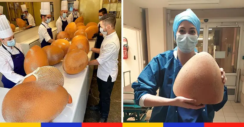 Voici les gigantesques œufs de Pâques de Cédric Grolet pour les soignants