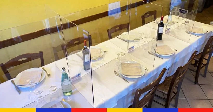 L’avenir des tables de restaurants passera-t-il par… des parois en plexiglass ?