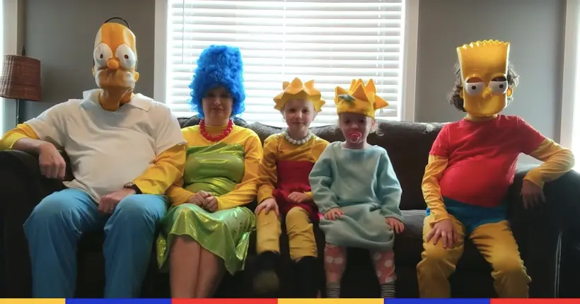 Dans une vidéo géniale, une famille confinée reproduit le générique des Simpson