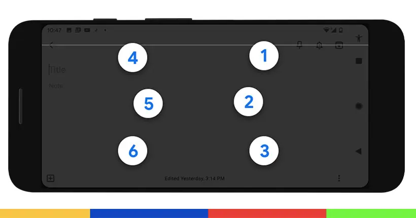 Google introduit un “clavier” braille dans Android