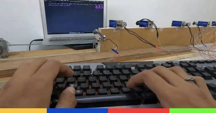 Vidéo : il crée le clavier le plus bruyant du monde