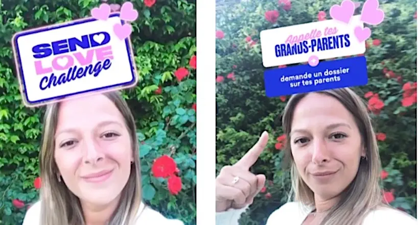 Konbini lance son nouveau filtre Insta spécial grands-parents