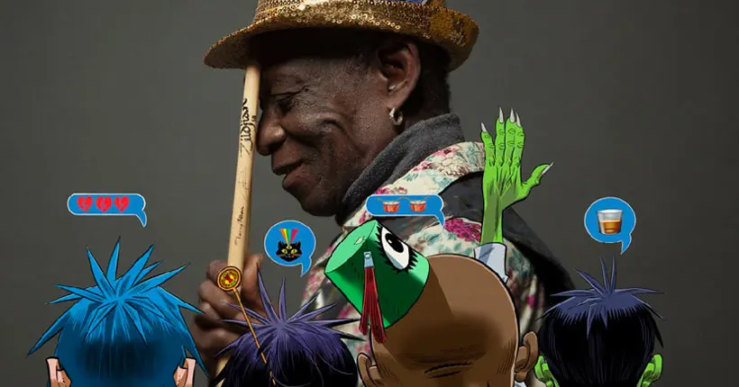 Gorillaz livre un titre inédit et rend hommage à Tony Allen, qui nous a quittés