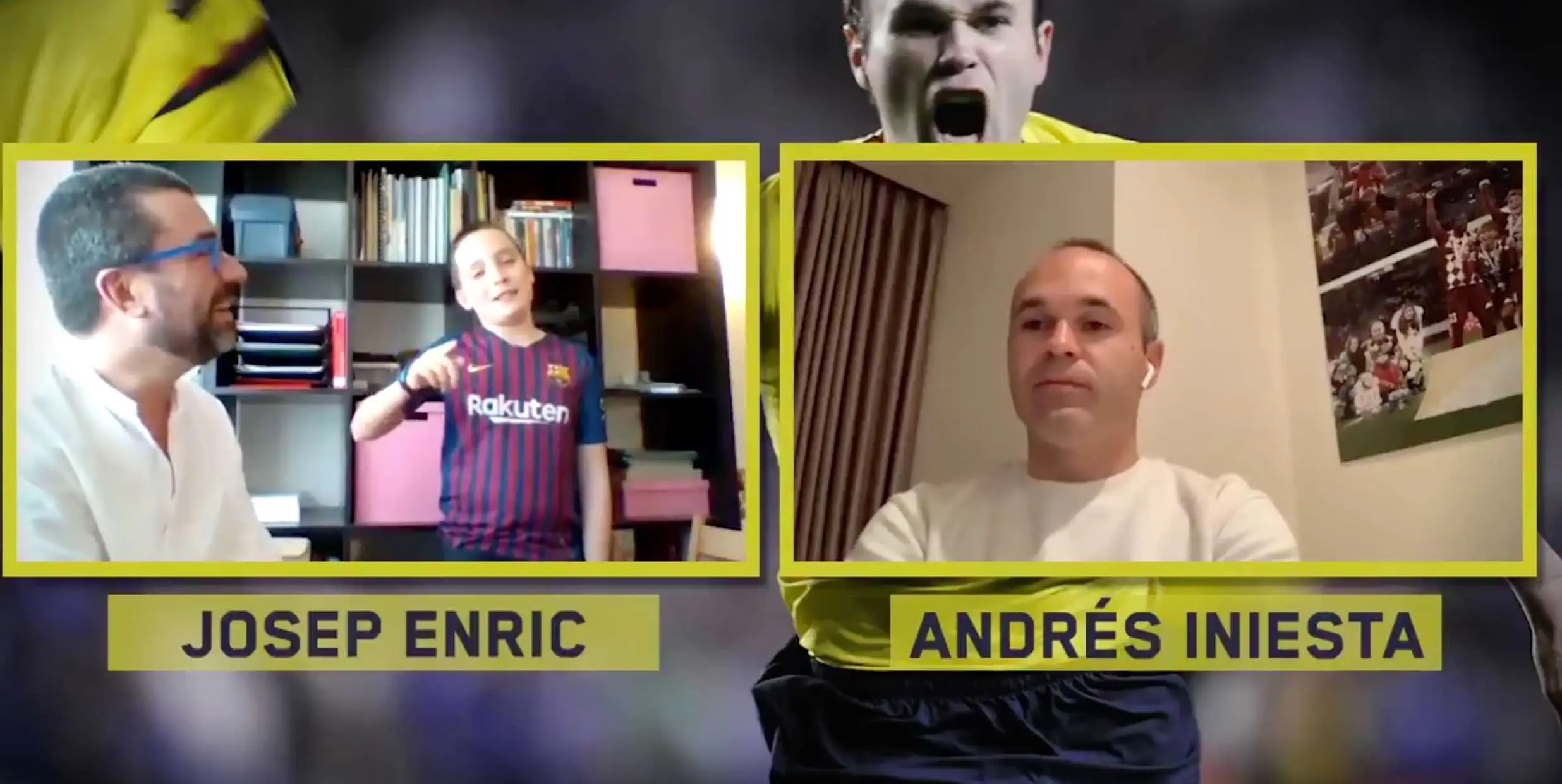 Vidéo : Iniesta a appelé des kids nés 9 mois pile après son but salvateur contre Chelsea