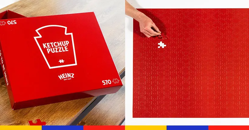 #NEED : le puzzle (tout rouge) de Heinz pour tuer l’ennui