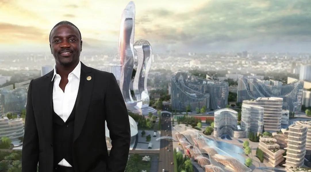 Sénégal : Akon pose enfin la première pierre de sa ville digne du Wakanda