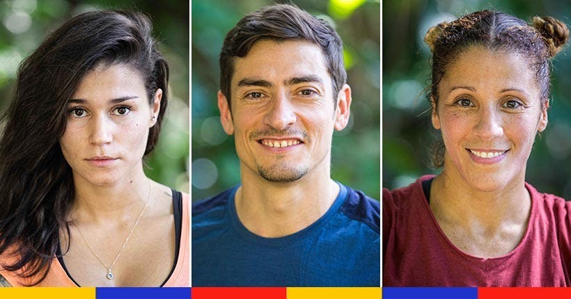 <p>Inès, Claude et Naoil, les finalistes de Koh-Lanta. &#8211; © PH LE ROUX/ALP/TF1</p>
