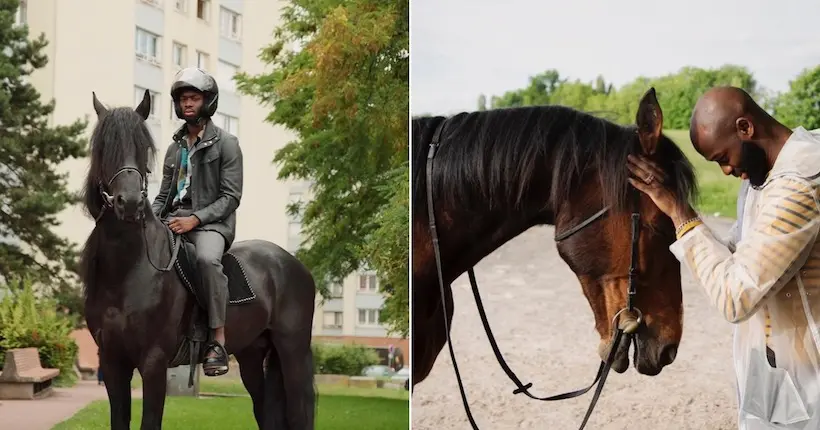 Avec ses photos d’un cavalier du 93, Henrike Stahl déconstruit les clichés sur la banlieue