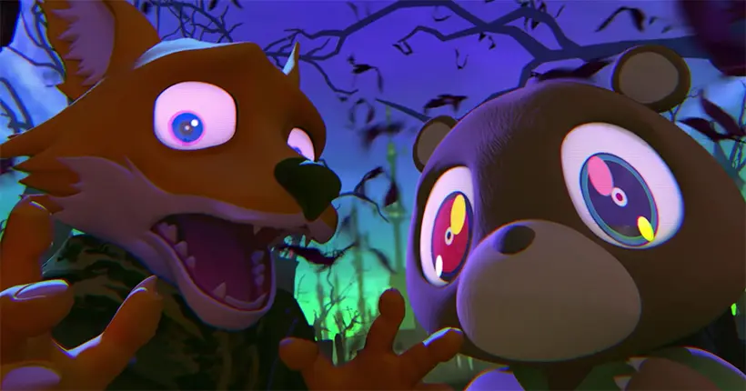 Vidéo : Kanye West et Kid Cudi dévoilent leur série animée Kids See Ghosts