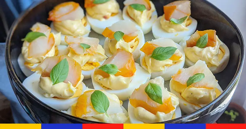 Tuto : œufs-mayo, haddock fumé et basilic thaï