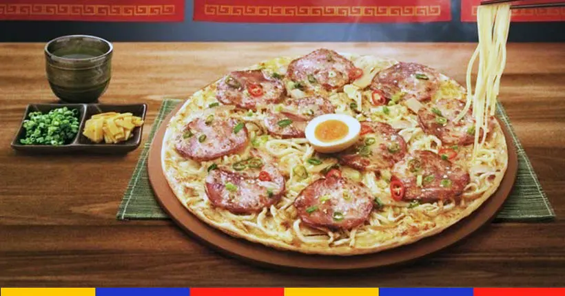 Oui, la pizza au ramen est désormais une réalité