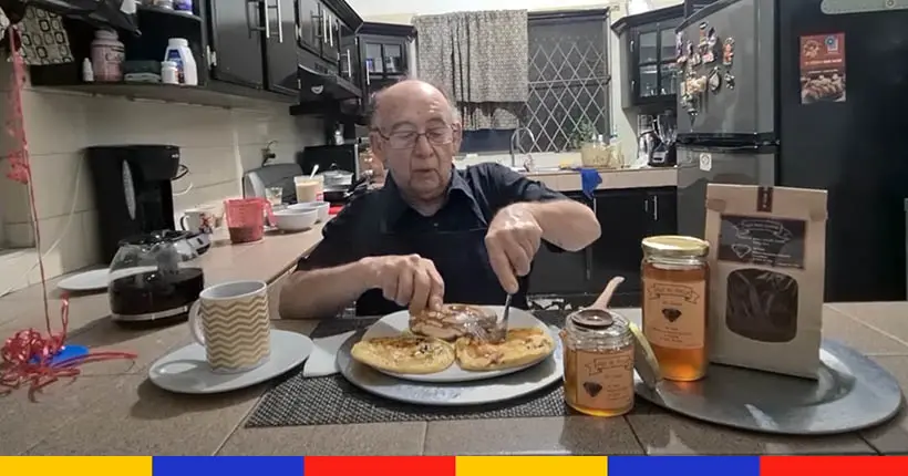 Ce grand-père de 79 ans est devenu youtubeur cuisine pendant le confinement